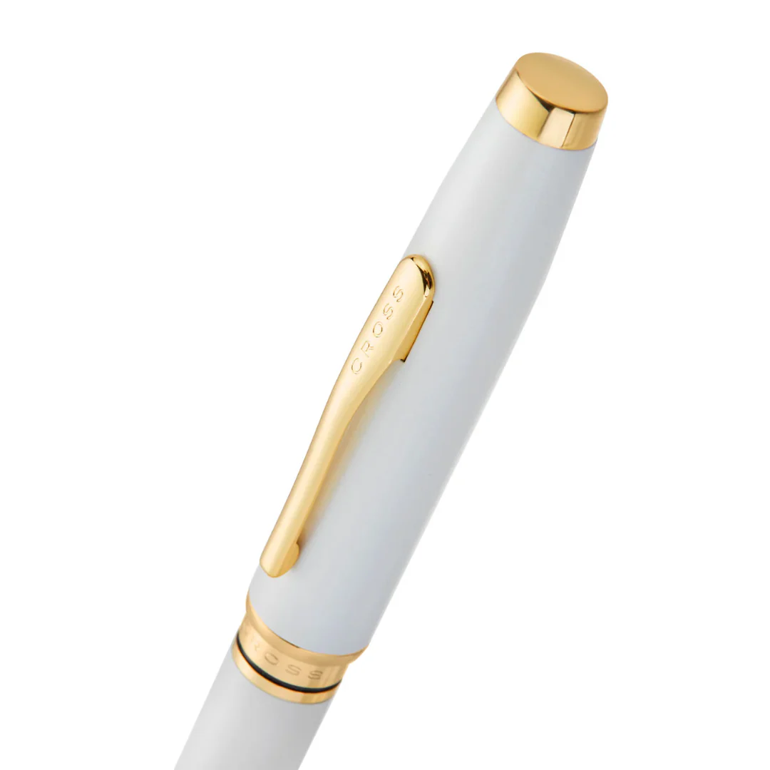 Cross - Coventry Ballpoint Pen - Pearl White with Gold PVD Trim - Image 2