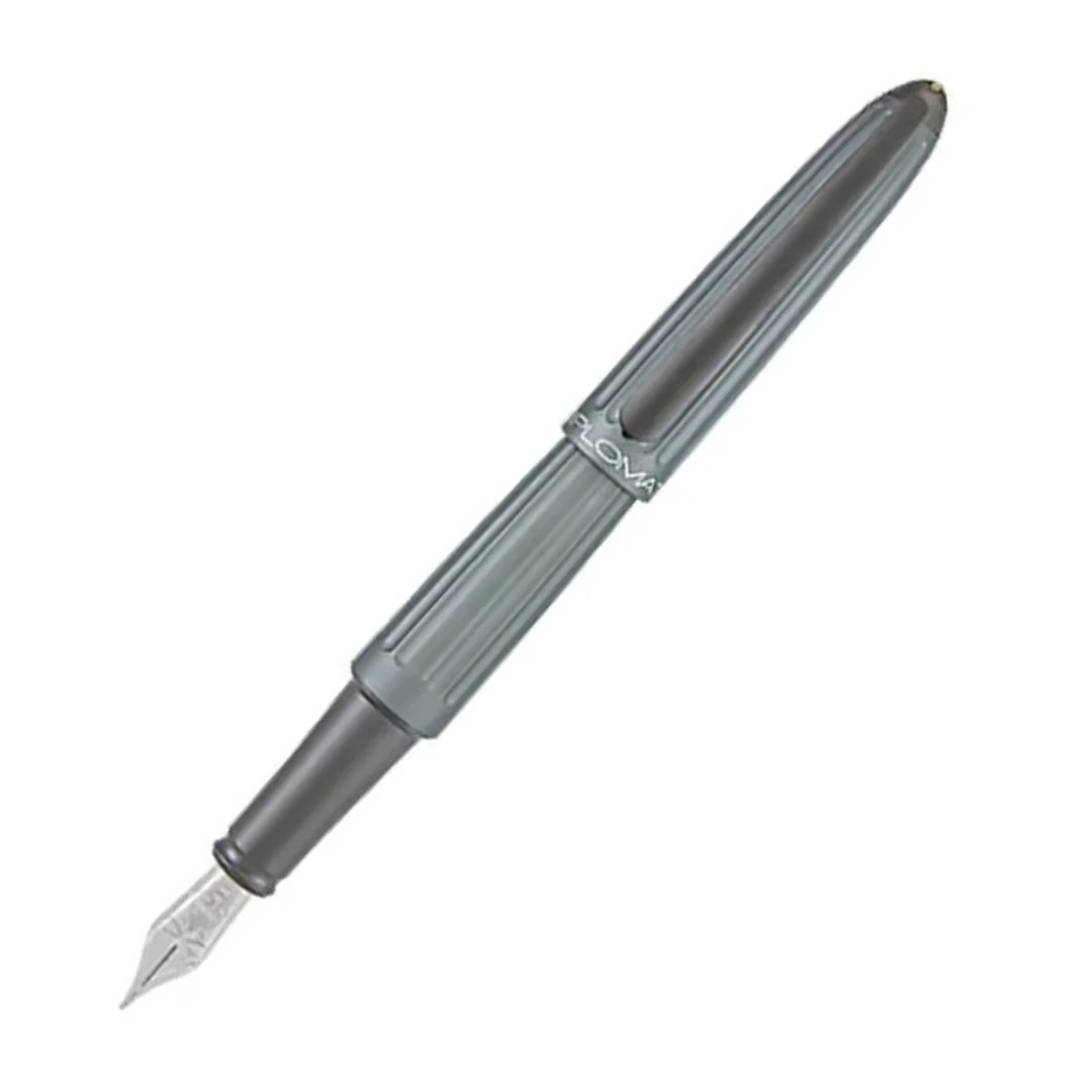 Diplomat - Aero Fountain Pen Gift Set with Leather Pouch - Grey - Image 5