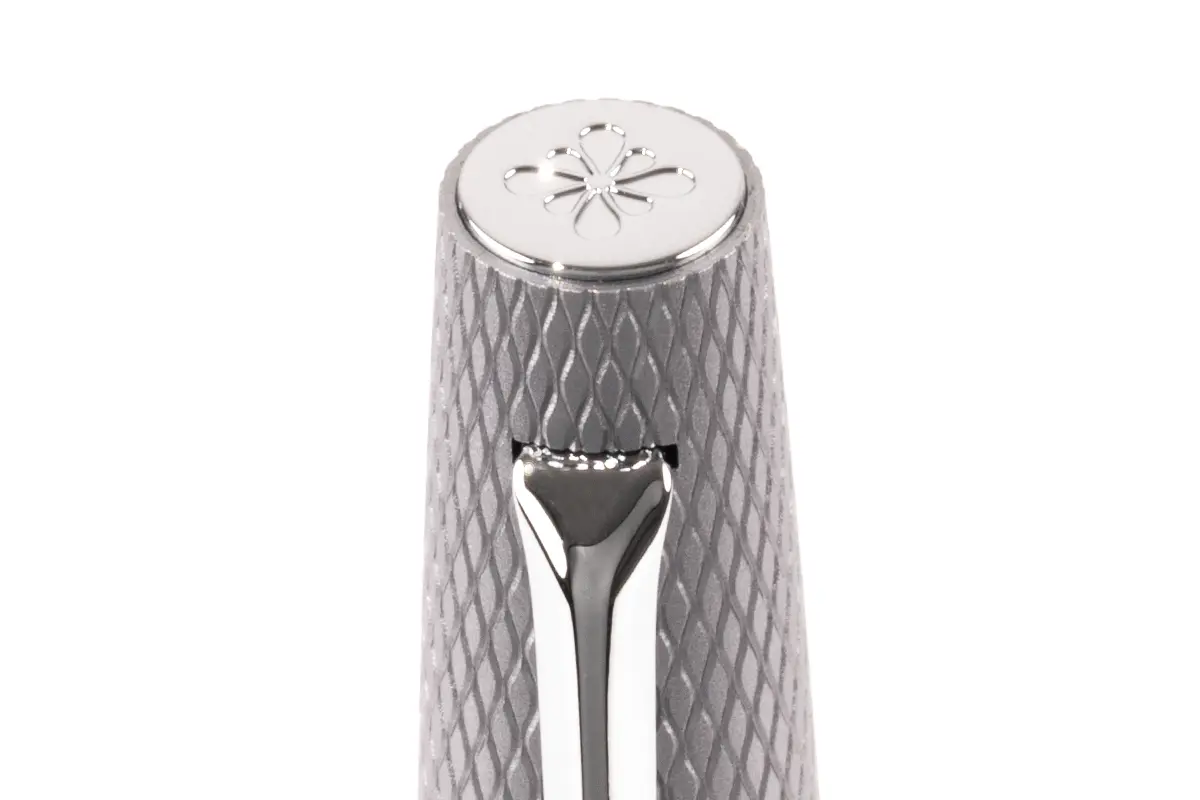 Diplomat - Ballpoint Pen - Viper Guilloche - Silver - Image 2