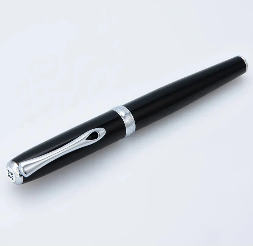 Diplomat - Excellence A2 Fountain Pen - Black Lacquer Chrome - Image 3