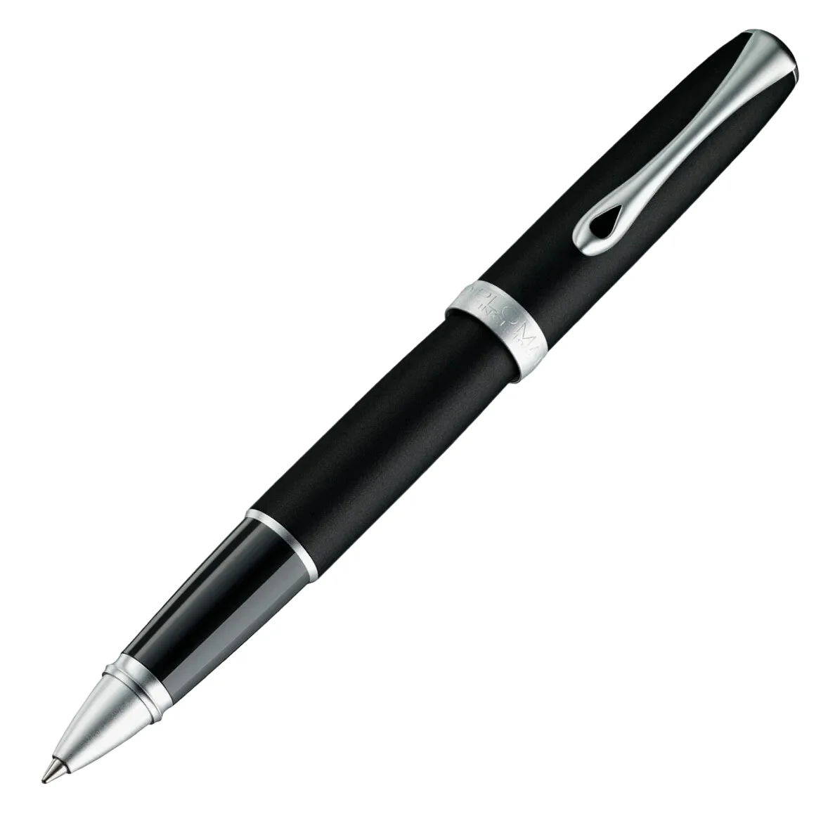 Diplomat - Excellence A2 Rollerball - Black Lacquer Chrome