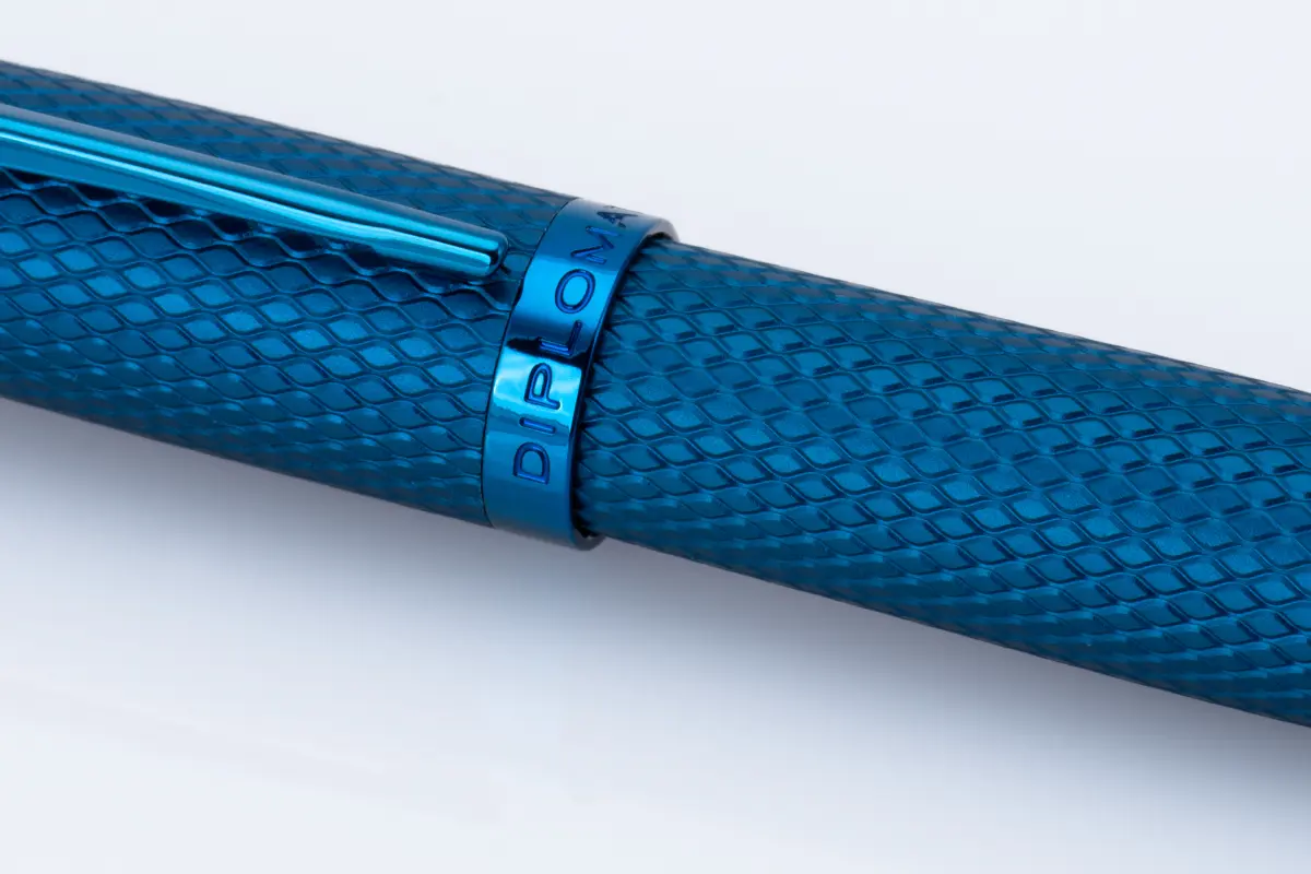 Diplomat - Viper Guilloche Ballpoint - Blue - Image 4