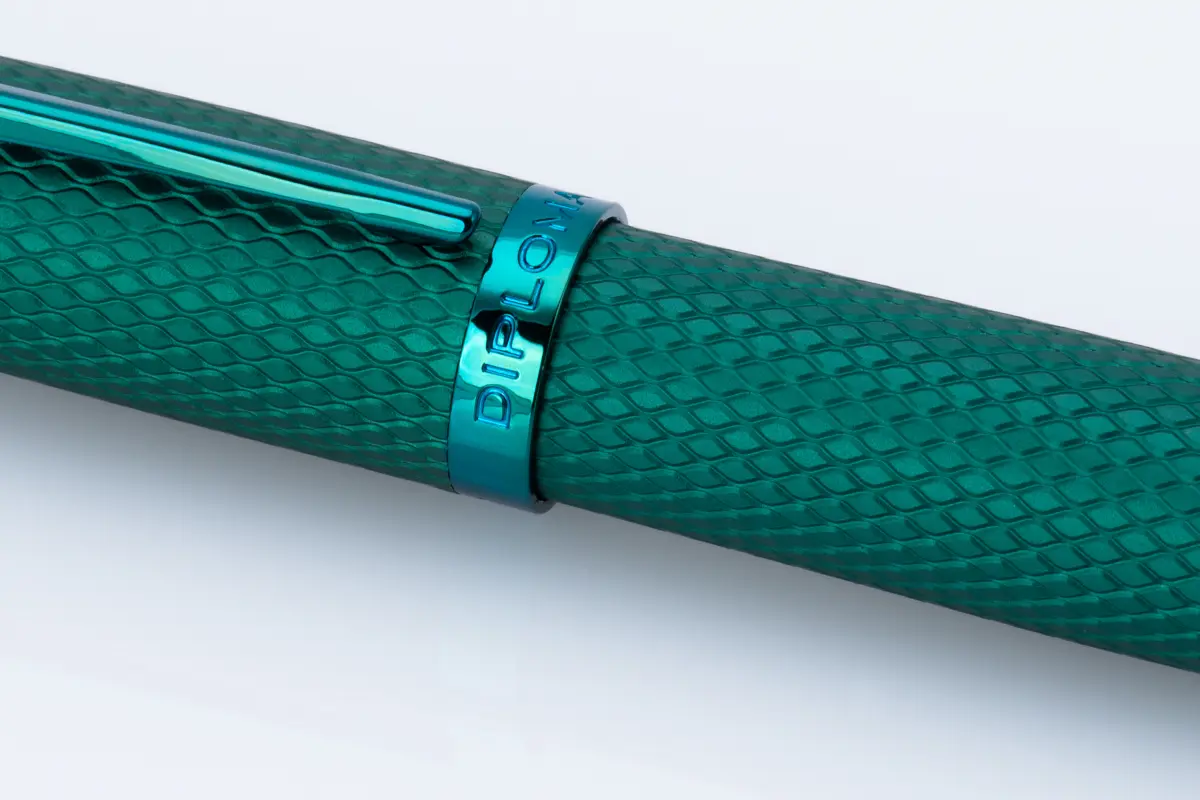 Diplomat - Viper Guilloche Ballpoint - Green - Image 4