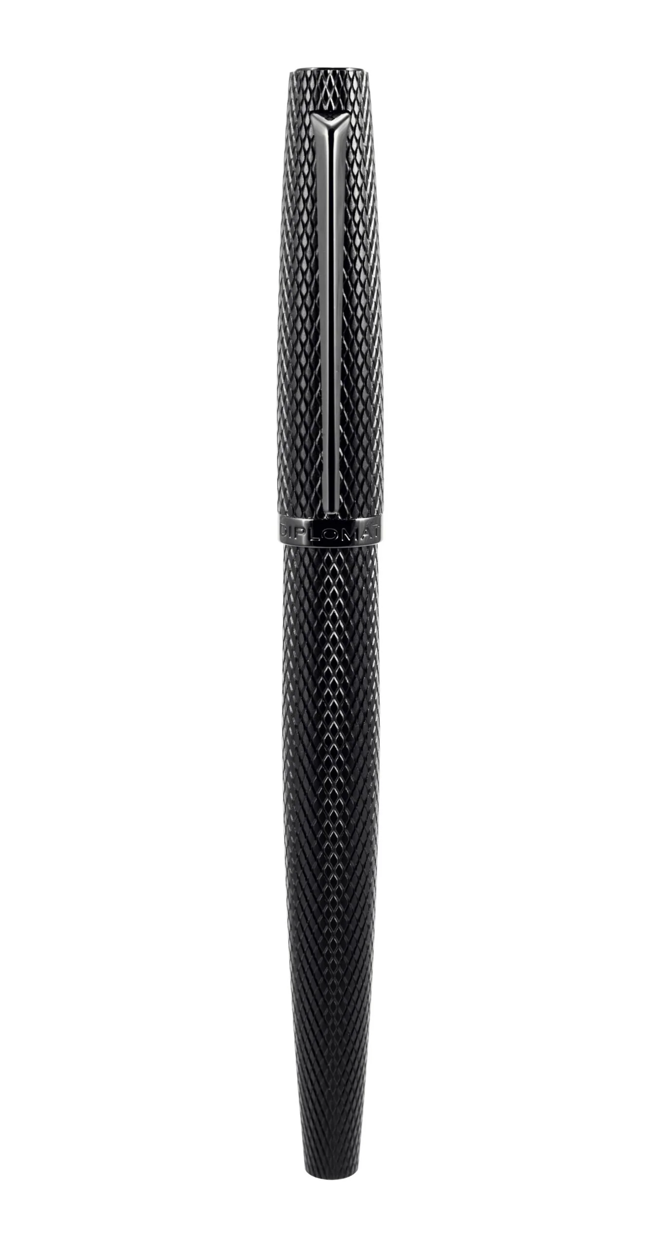 Diplomat - Viper Guilloche Fountain Pen - Black - Fine - Image 3