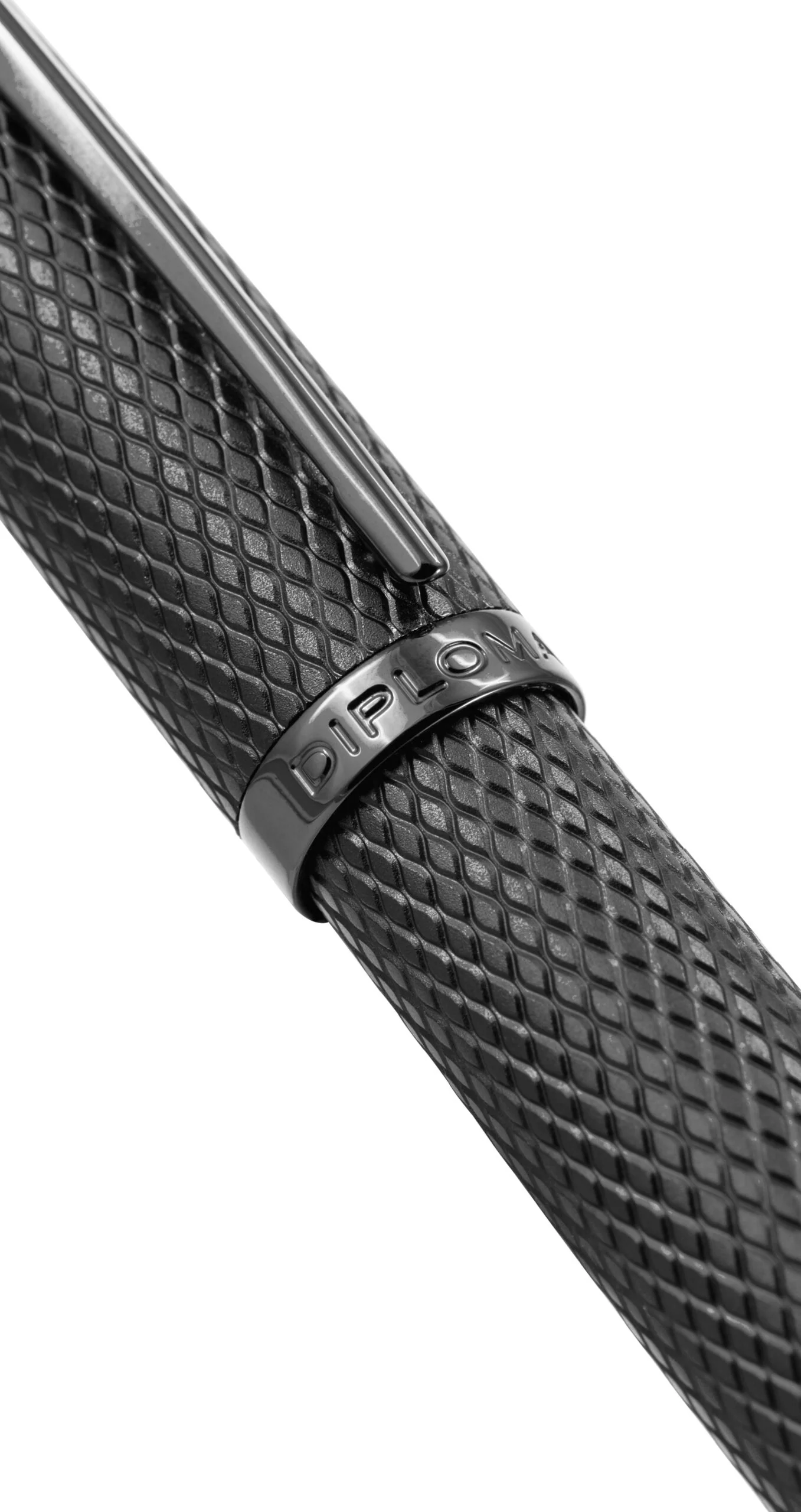 Diplomat - Viper Guilloche Fountain Pen - Black - Fine - Image 4