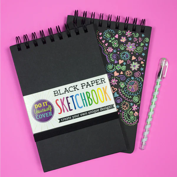 Ooly - DIY Cover - Black Paper Sketchbook - Small - Image 4