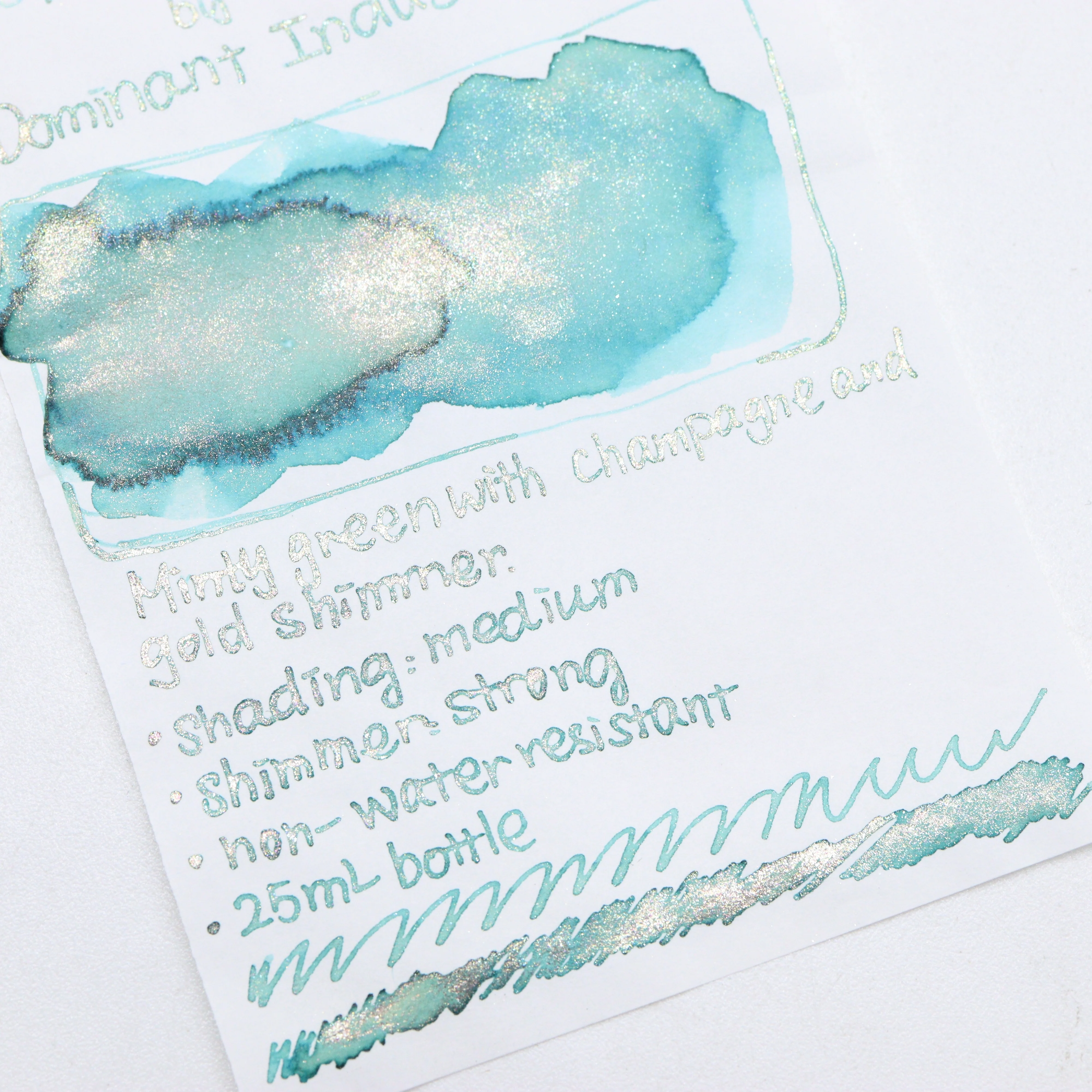 DOMINANT INDUSTRY – PAINTER SERIES – Bottled Fountain Pen Ink (25ml) – No.028 Les Falaises: à Étretat - Image 3