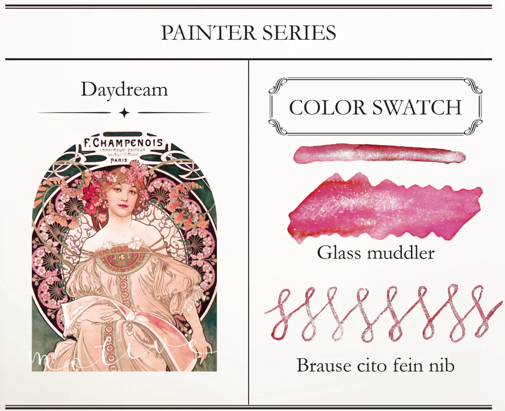 DOMINANT INDUSTRY – PAINTER SERIES – Bottled Fountain Pen Ink (25ml) – No.031 Daydream - Image 2