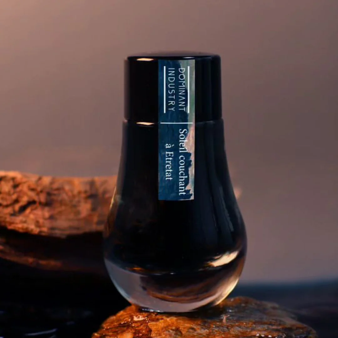 DOMINANT INDUSTRY – PAINTER SERIES – Bottled Fountain Pen Ink (25ml) – No.120 Soleil Couchant: à Étretat