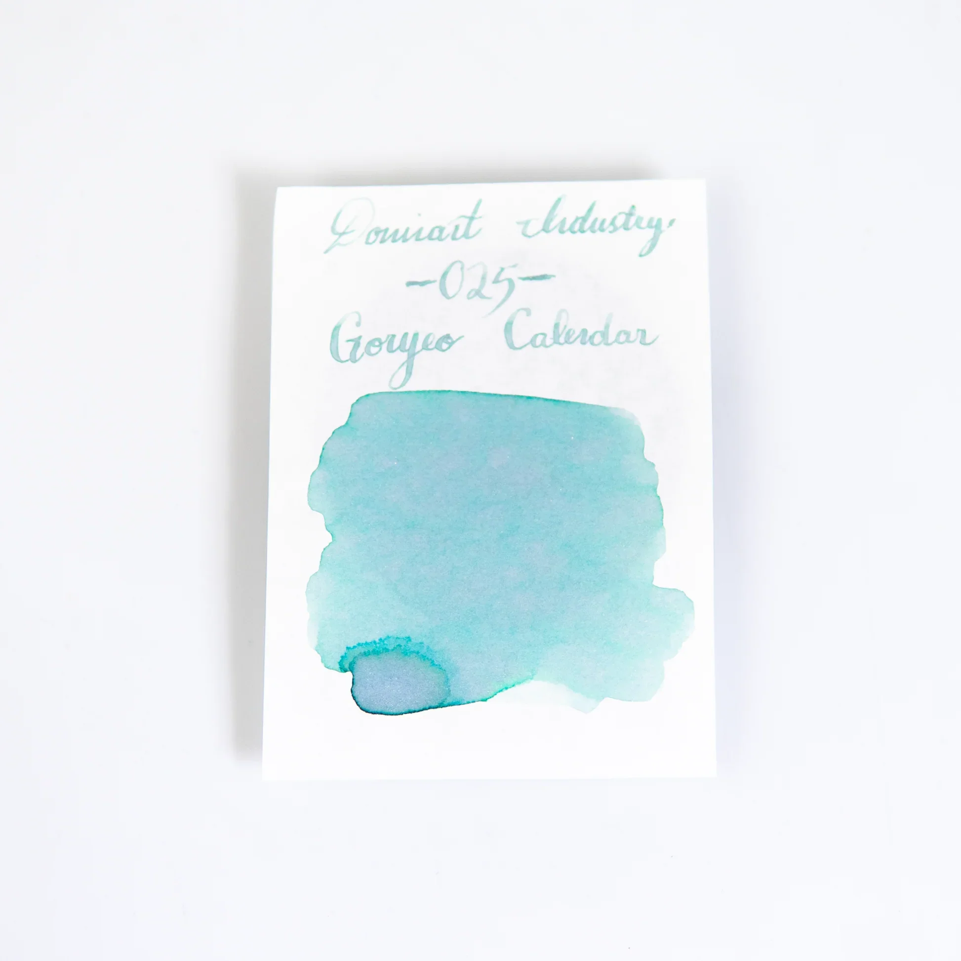 DOMINANT INDUSTRY – PEARL SERIES – Bottled Fountain Pen Ink (25ml) – No.025  Goryeo Celadon - Image 2
