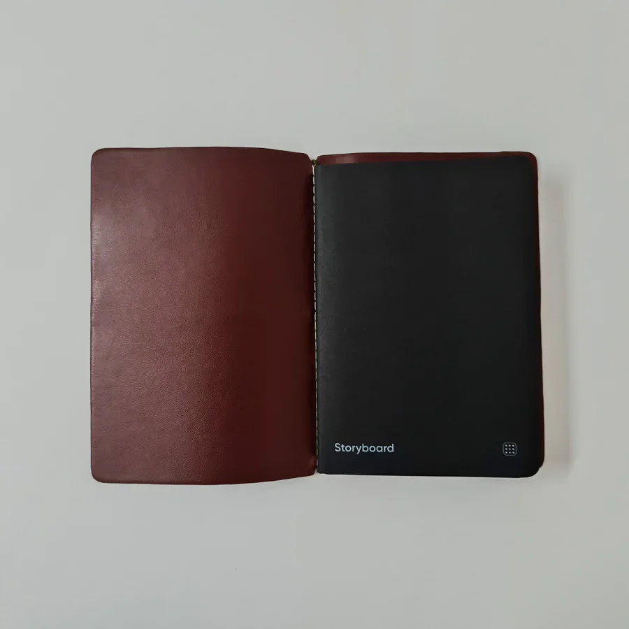 ENDLESS EXPLORER - Refillable Cactus Leather Journal Regalia Paper - 'Maroon' - Image 3
