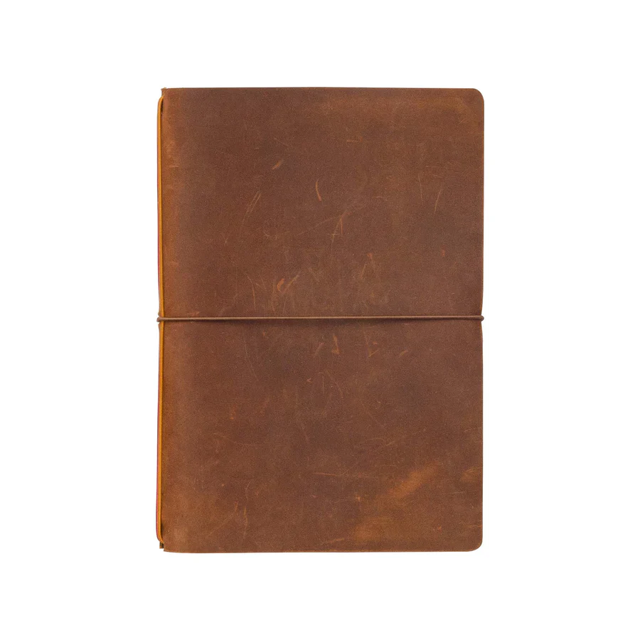 ENDLESS EXPLORER REFILLIABLE LEATHER JOURNAL - Regalia Paper 64 Pages - 'Brown'