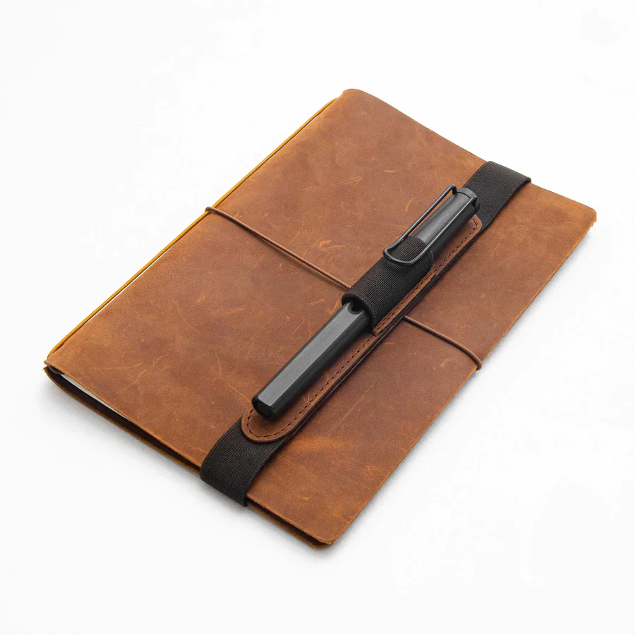 ENDLESS EXPLORER REFILLIABLE LEATHER JOURNAL - Regalia Paper 64 Pages - 'Brown' - Image 10