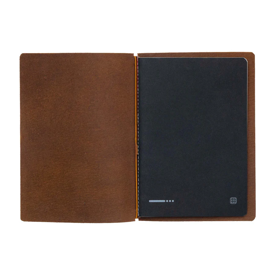ENDLESS EXPLORER REFILLIABLE LEATHER JOURNAL - Regalia Paper 64 Pages - 'Brown' - Image 6