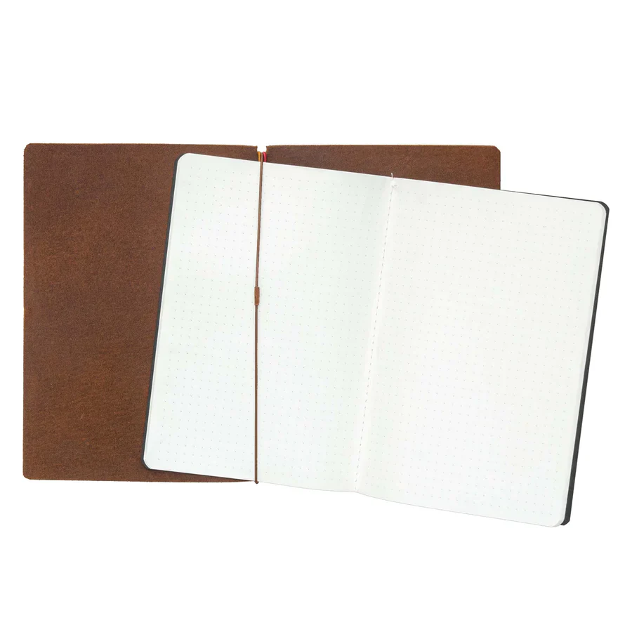 ENDLESS EXPLORER REFILLIABLE LEATHER JOURNAL - Regalia Paper 64 Pages - 'Brown' - Image 7