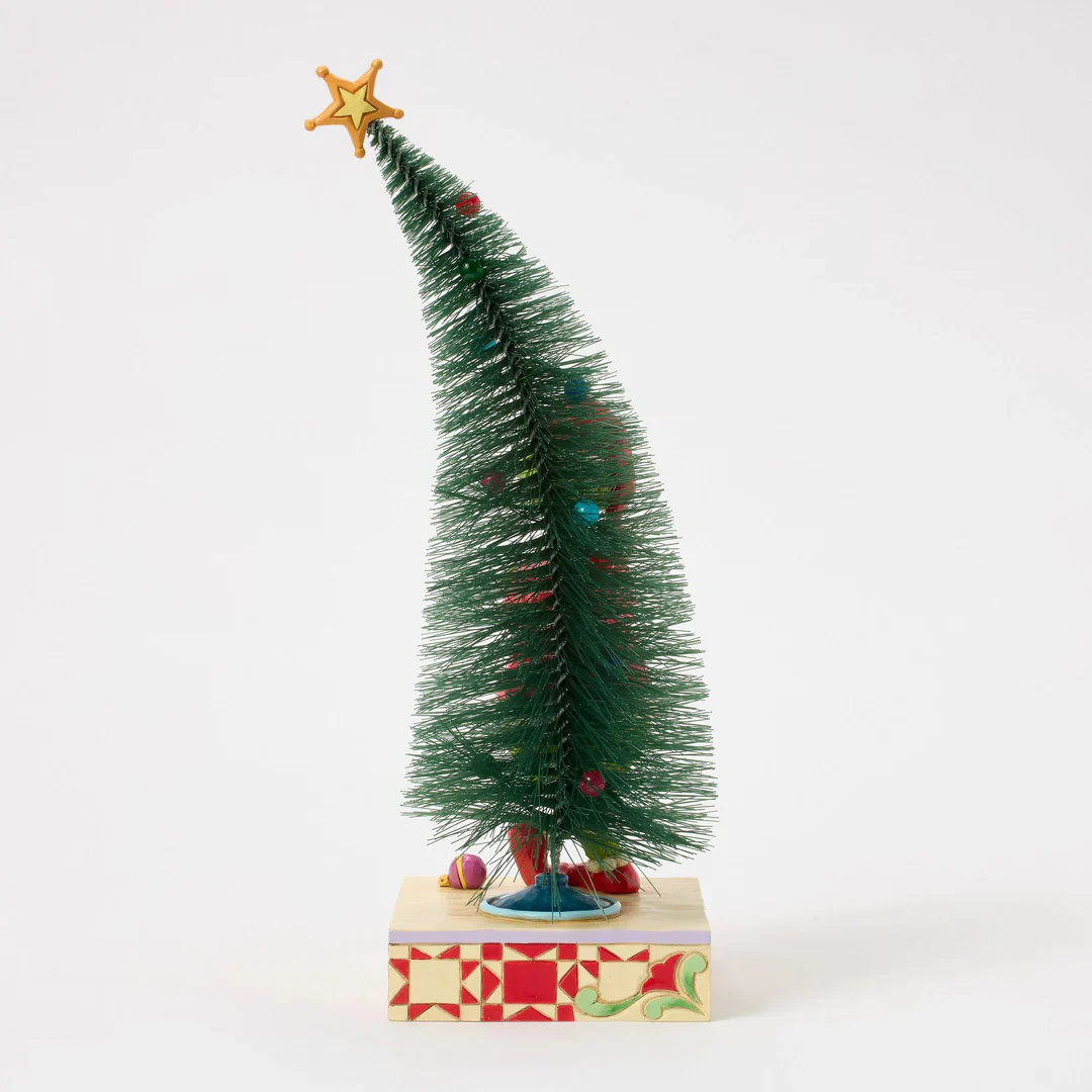 Enesco - Jim Shore: "The Grinch" - Arms Crossed by Sisal Tree - Image 4