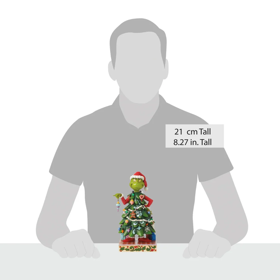 Enesco - Jim Shore: "The Grinch" - Dressed as Tree Figurine - Image 5