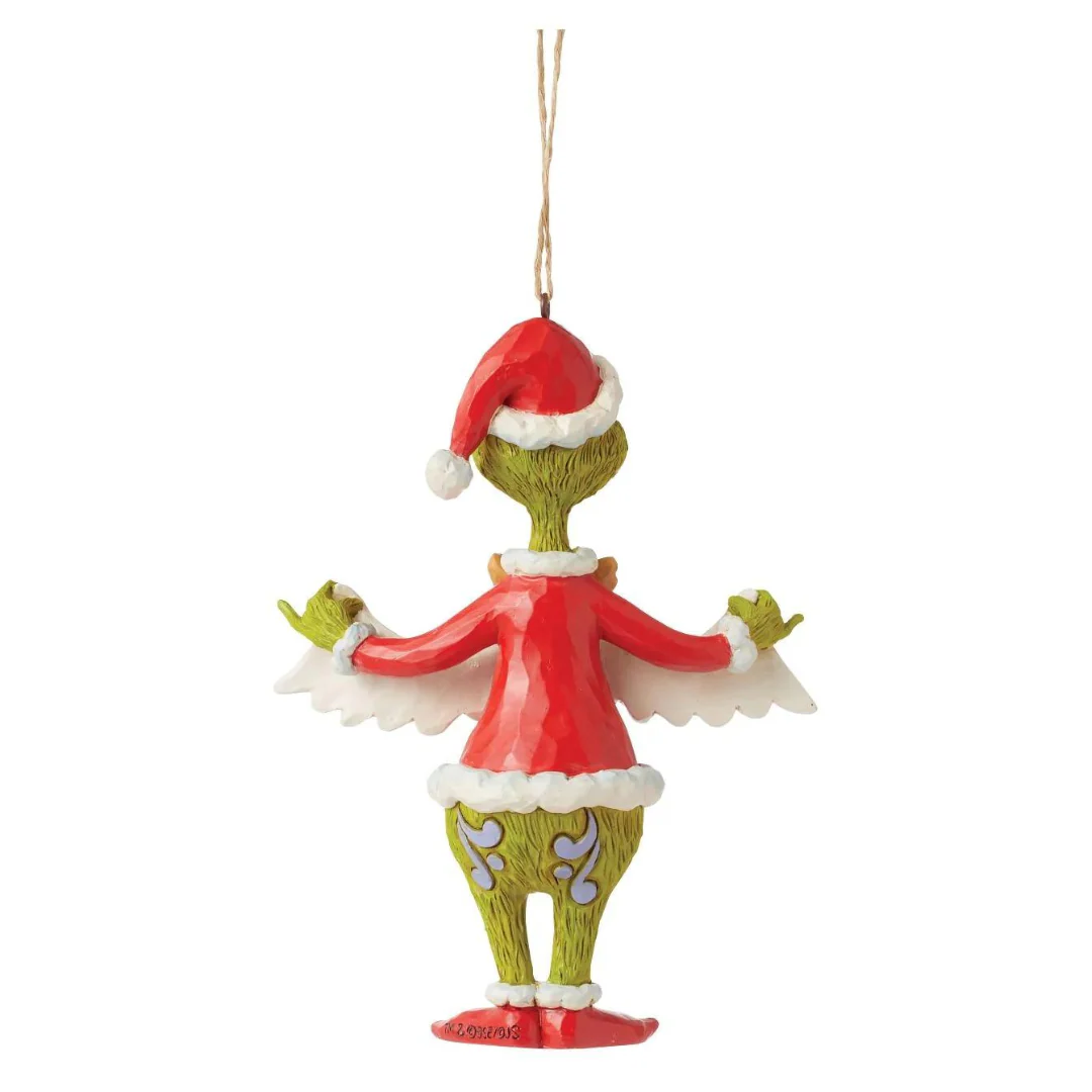 Enesco - Jim Shore: "The Grinch" - Holding Merry Christmas Banner Figurine - Image 3