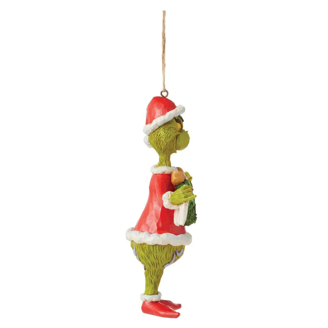 Enesco - Jim Shore: "The Grinch" - Holding Merry Christmas Banner Figurine - Image 4