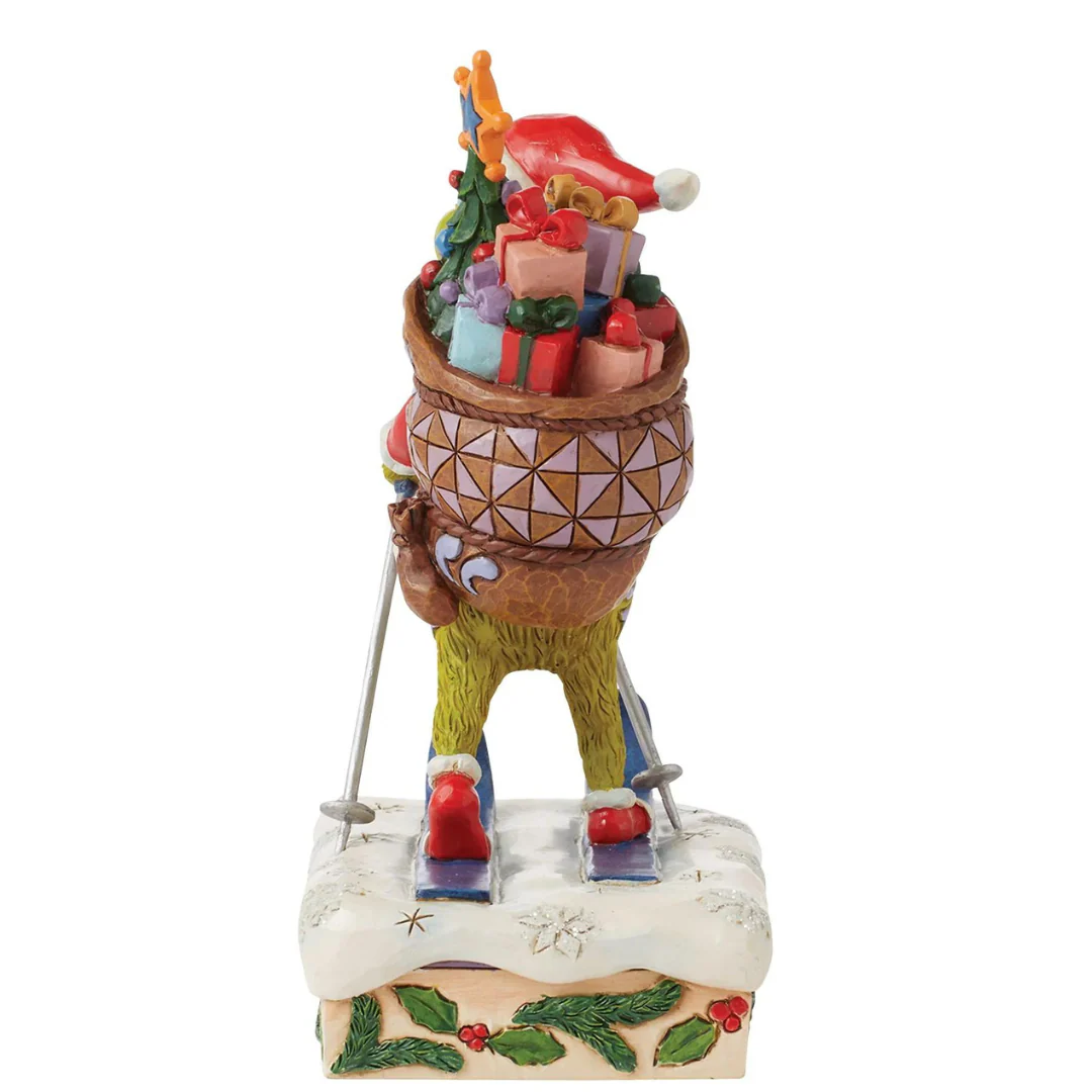 Enesco - Jim Shore: "The Grinch" - Skiing Figurine - Image 3