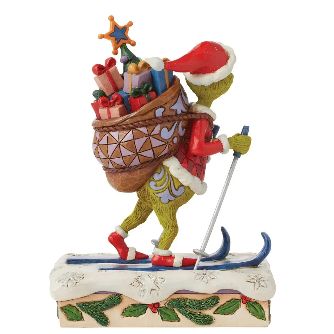 Enesco - Jim Shore: "The Grinch" - Skiing Figurine - Image 4