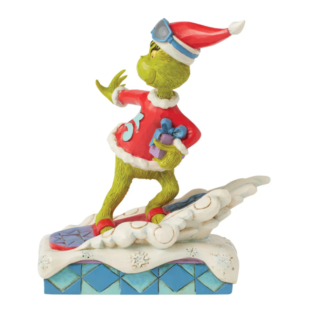 Enesco - Jim Shore: "The Grinch" - Snowboarding