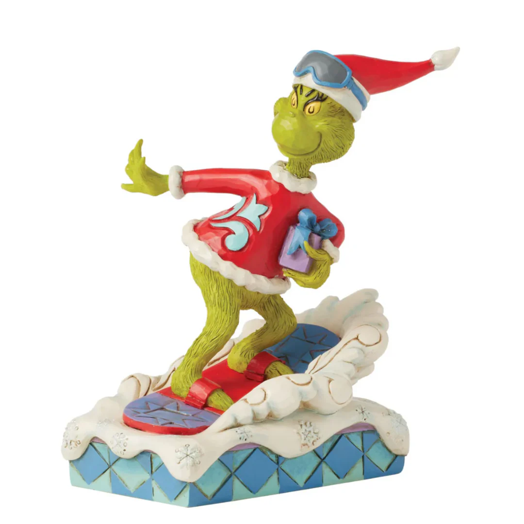 Enesco - Jim Shore: "The Grinch" - Snowboarding - Image 2