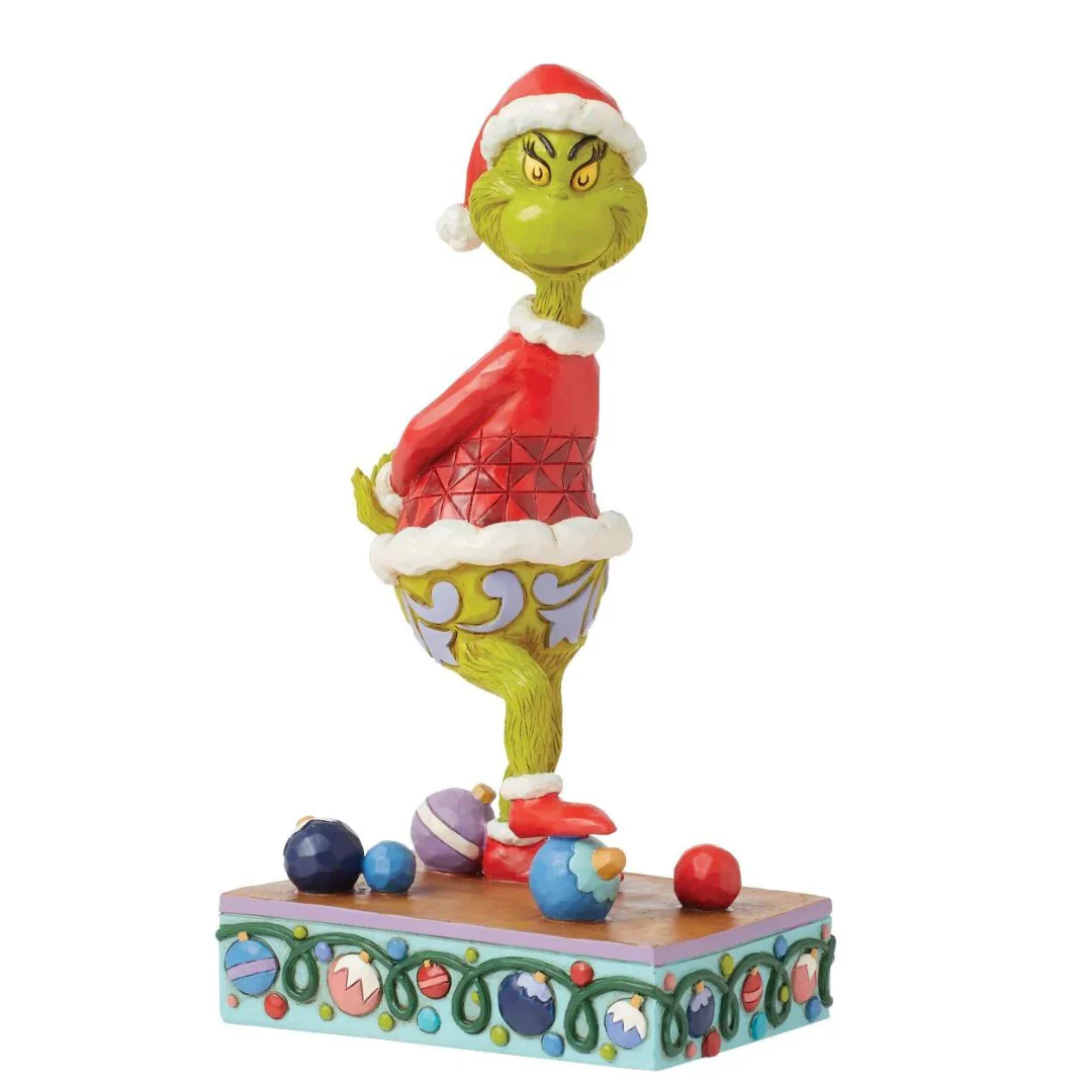 Enesco - Jim Shore: "The Grinch" - Stepping on Ornament Figurine - Image 2
