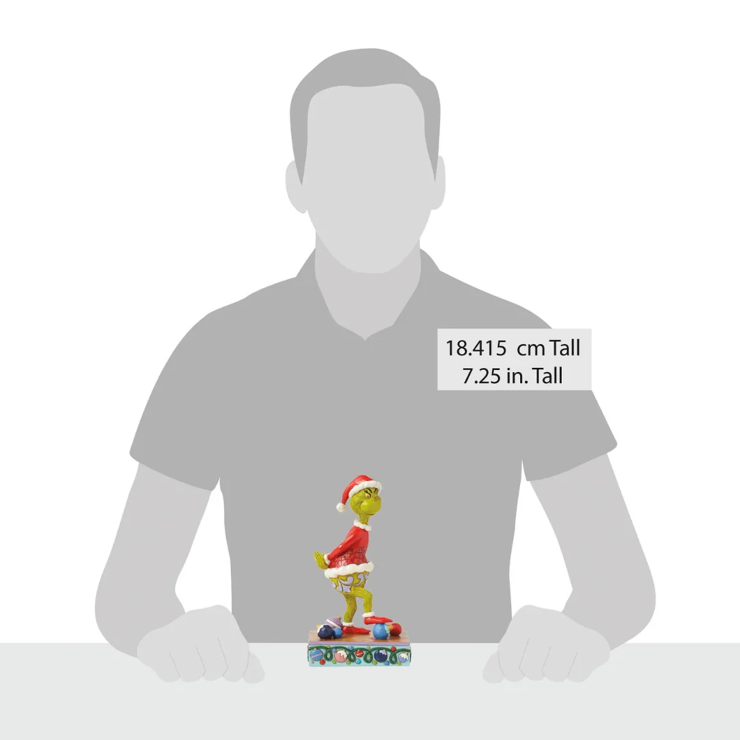 Enesco - Jim Shore: "The Grinch" - Stepping on Ornament Figurine - Image 5