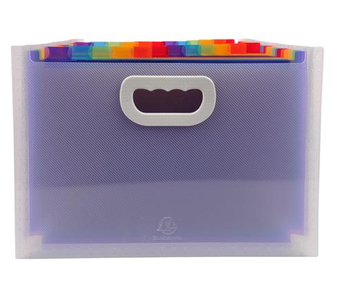 EXACOMPTA - Crystal Expanding File - 24 Compartments - Image 2