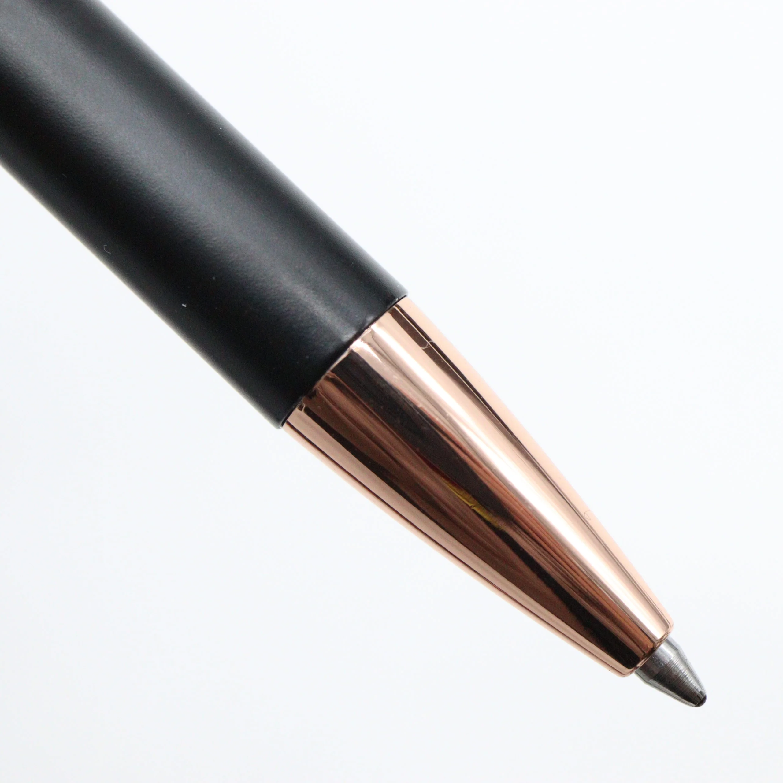 Faber-Castell – NEO Slim Ballpoint Pen with Gift Box Case – Matte Black with Rose Gold Accents (Limited) - Image 2