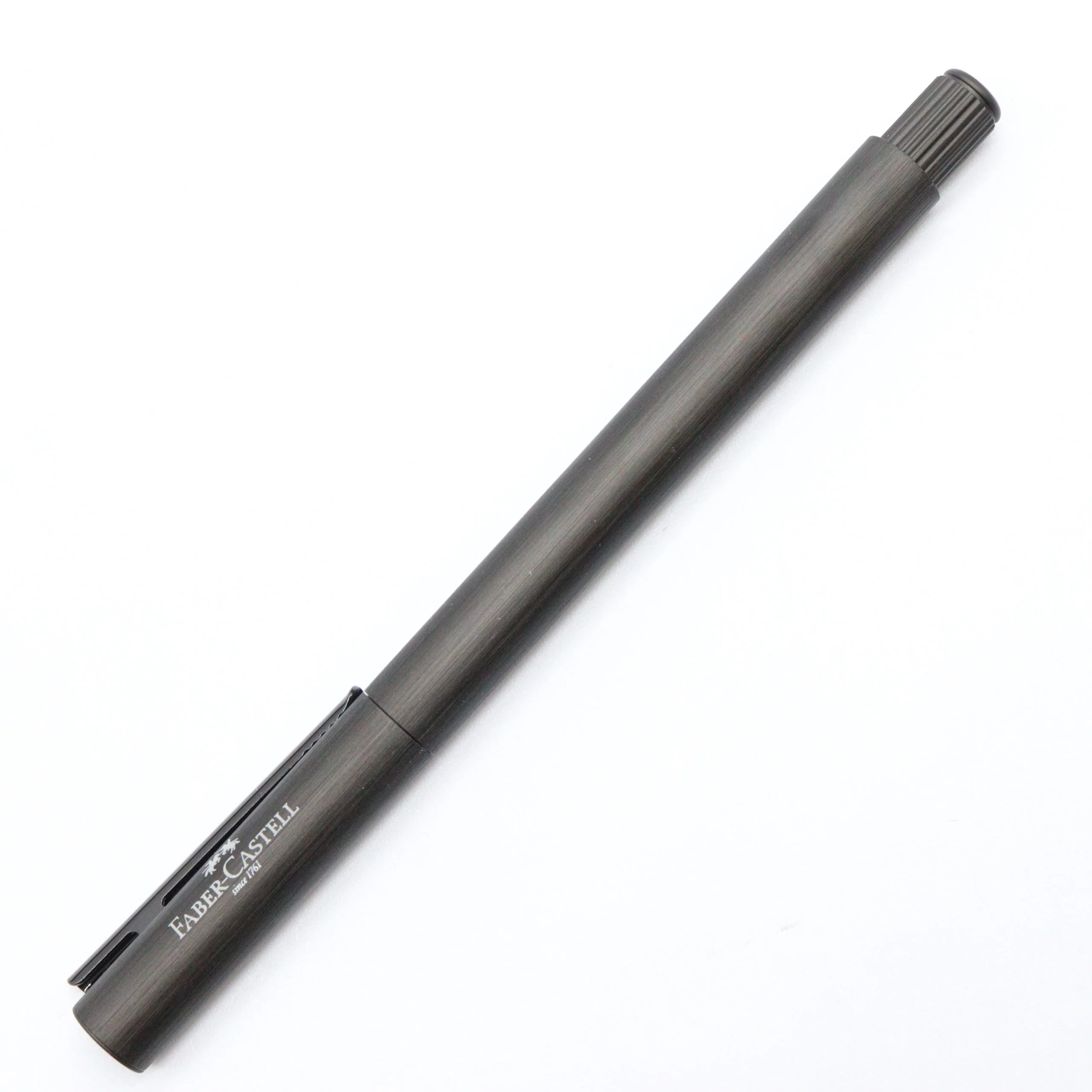Faber-Castell – NEO Slim Rollerball Pen with Gift Box Case – Gun Metal Black - Image 3