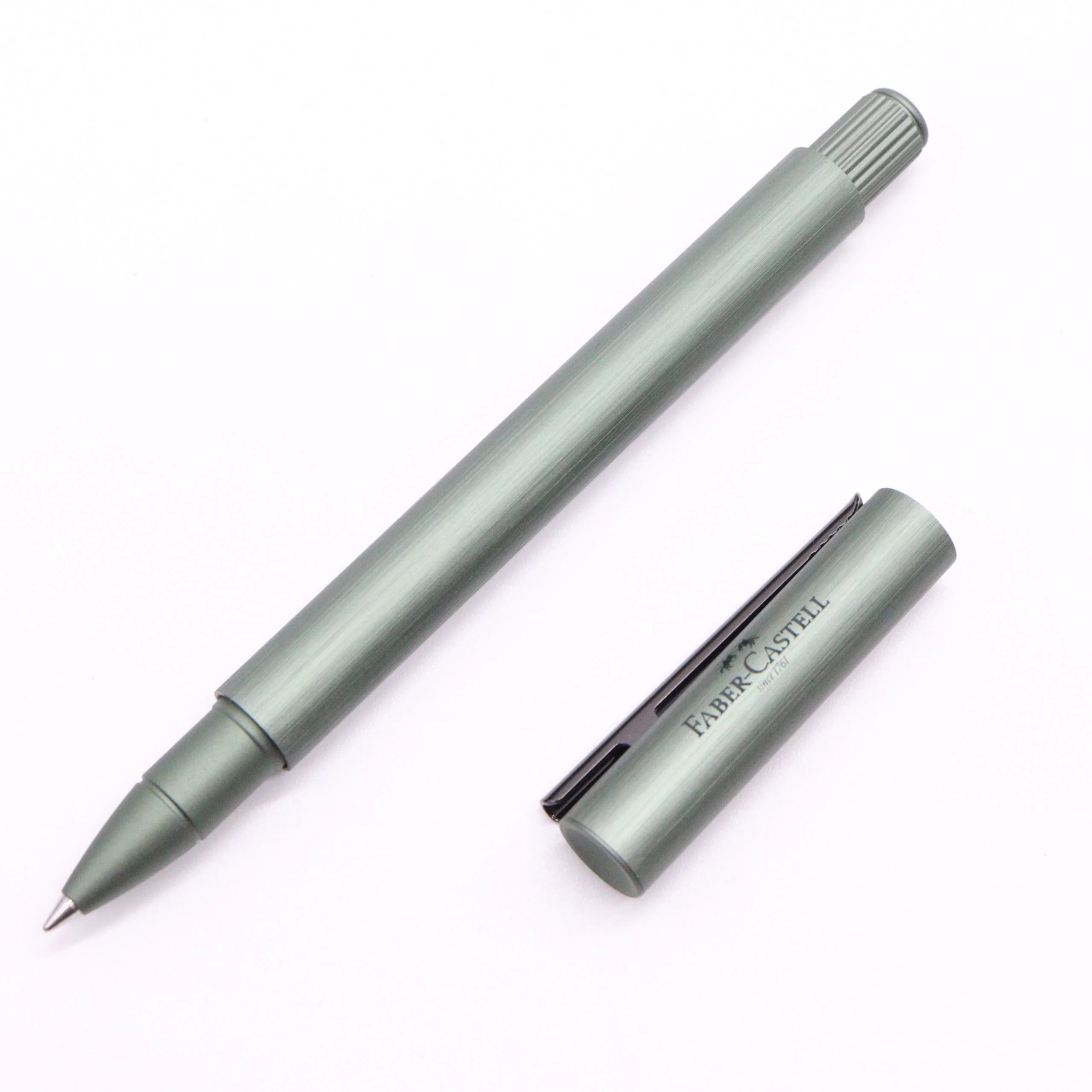 Faber-Castell - NEO Slim Rollerball Pen with Gift Case - Olive Green - Image 2