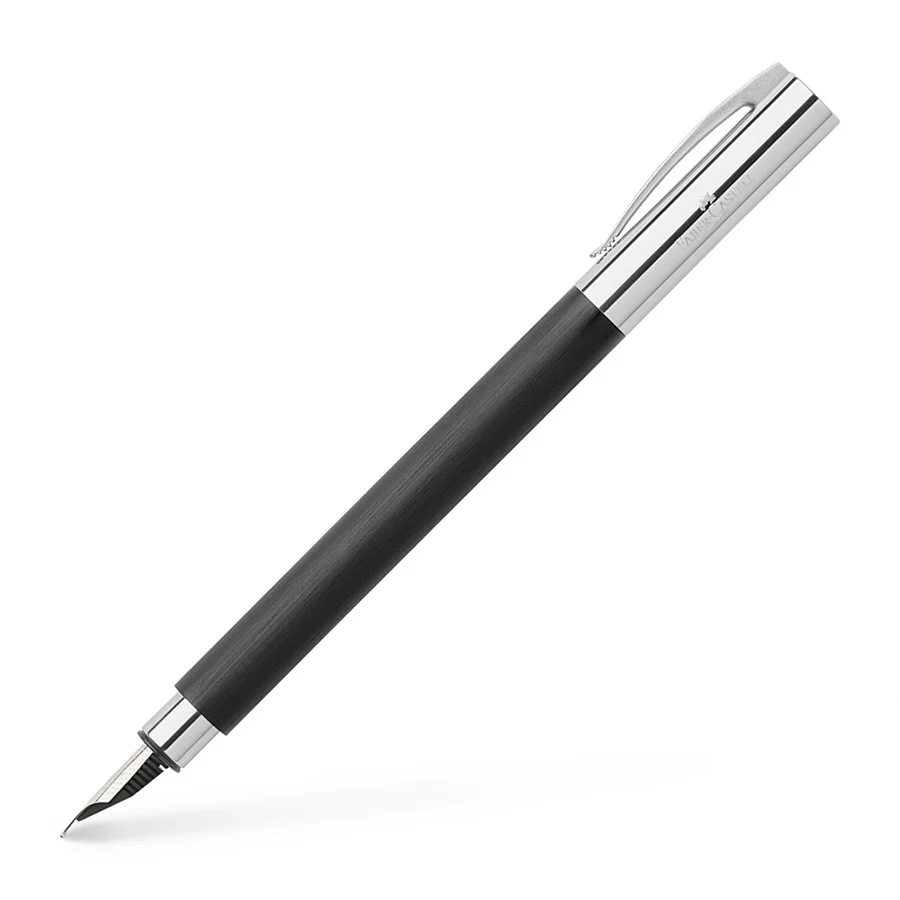 Faber-Castell – ‘Ambition’ Fountain Pen with Gift Box Case – Black Resin - Image 11
