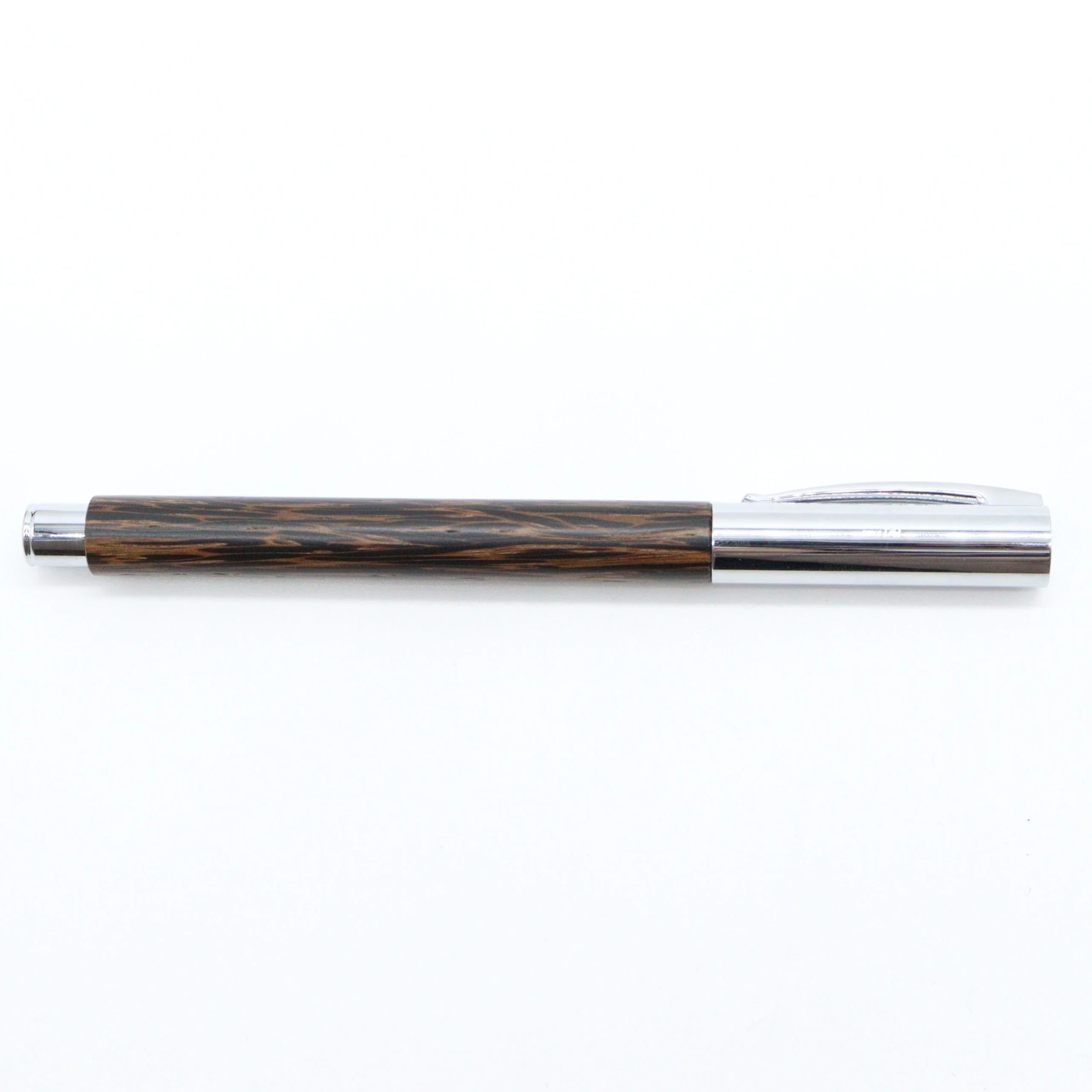 Faber-Castell - Ambition Fountain Pen with Gift Box Case - Coconut Wood with Silver Accents - Image 10