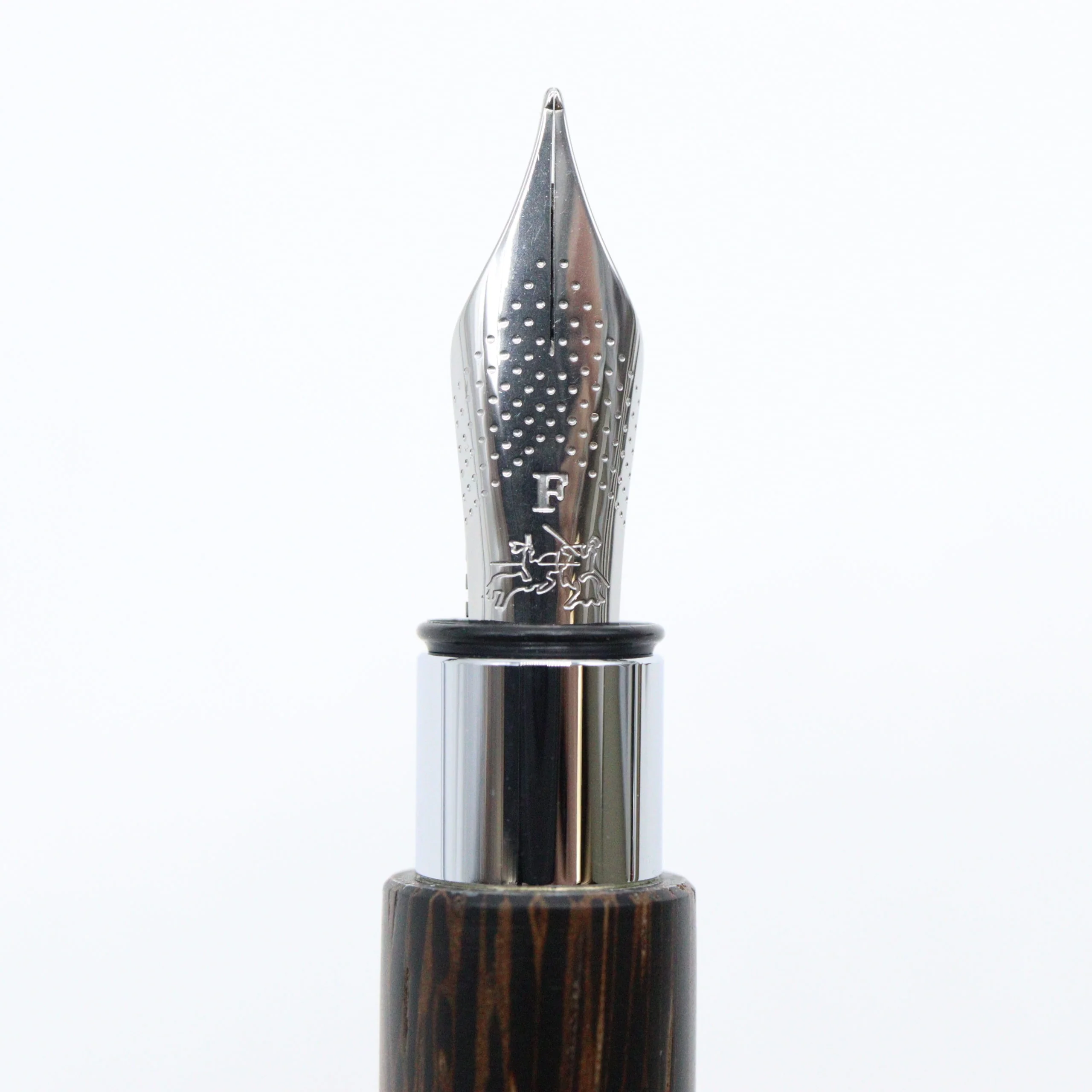 Faber-Castell - Ambition Fountain Pen with Gift Box Case - Coconut Wood with Silver Accents - Image 4