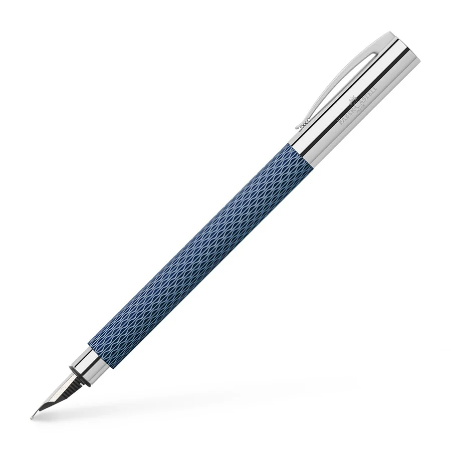 Faber-Castell – ‘Ambition’ Fountain Pen with Gift Box Case – Op'Art Deep Water - Image 10