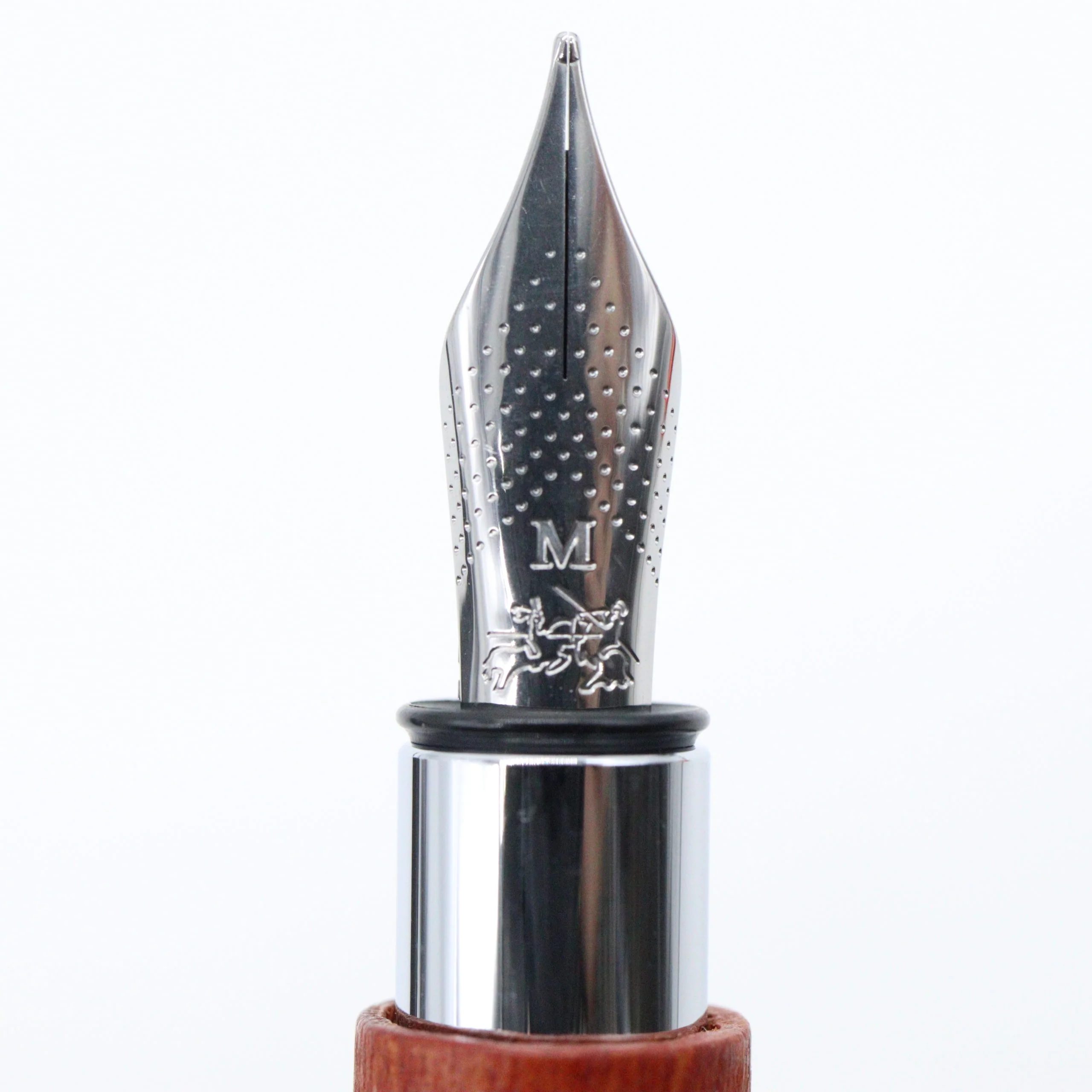 Faber-Castell - Ambition Fountain Pen with Gift Box Case - Pear Wood with Silver Accents - Image 6