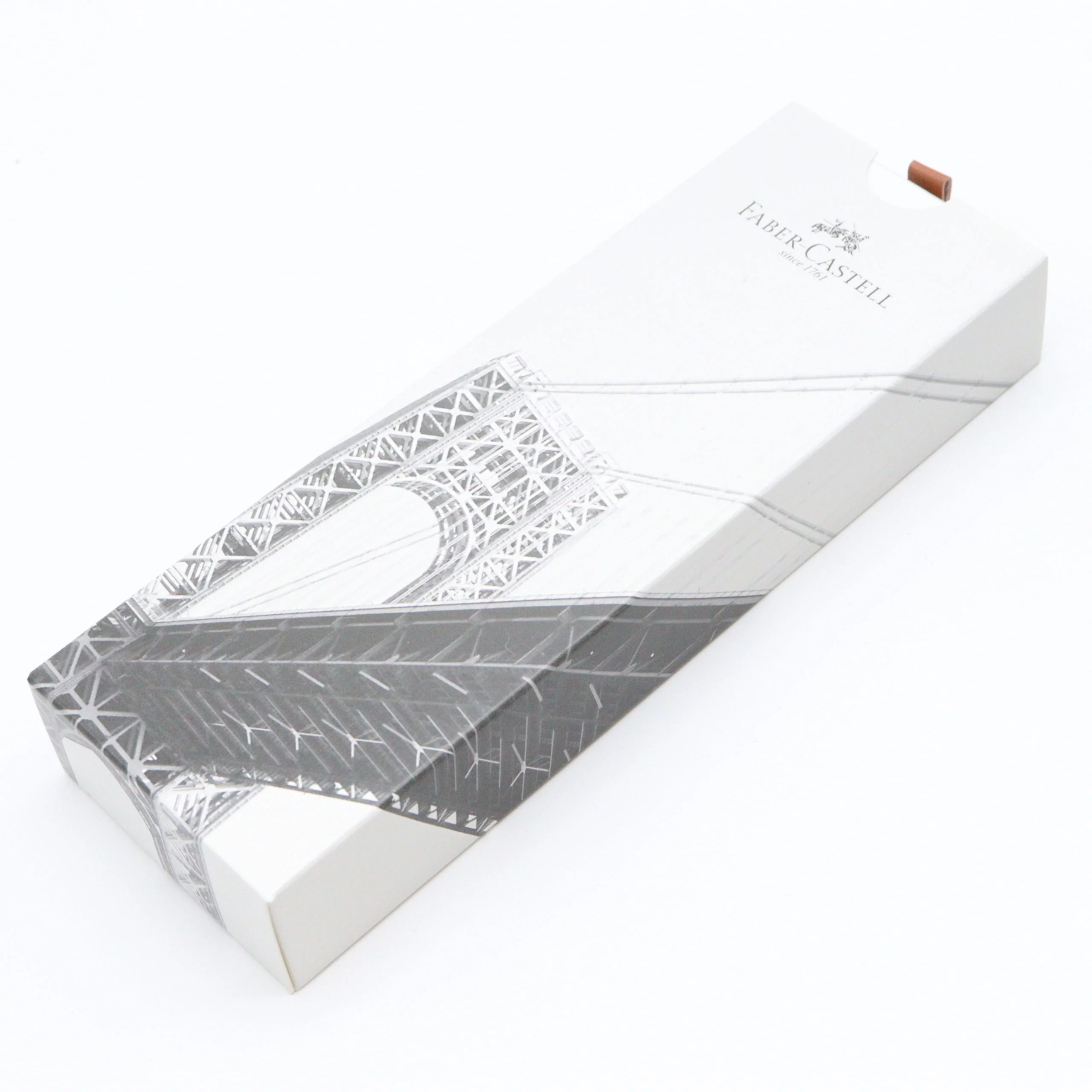 Faber-Castell – 'Ambition' Rollerball Pen with Gift Box Case –  Coconut Wood with Silver Accents - Image 6