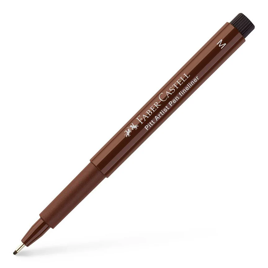 Faber-Castell - Pitt Artist Pen Fineliner - Dark Sepia M