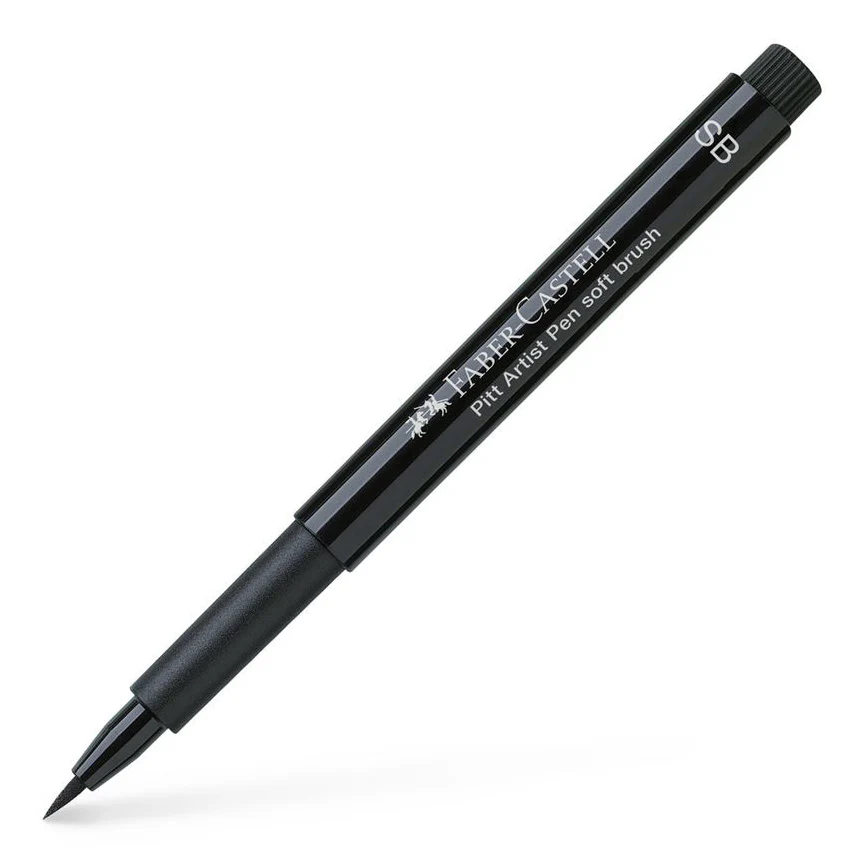 Faber-Castell - Pitt Artist Pen Soft Brush - Black SB