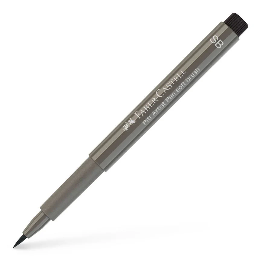 Faber-Castell - Pitt Artist Pen Soft Brush - Warm Grey IV 273 SB