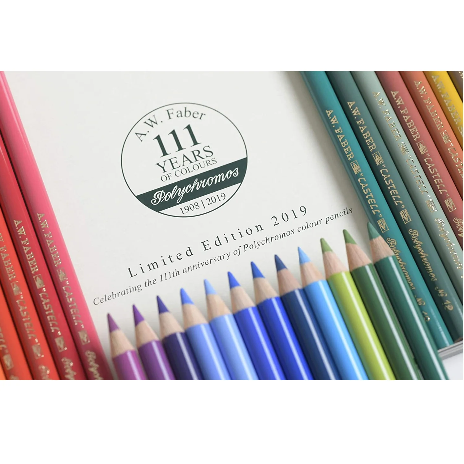 Faber-Castell - Special Edition Polychromos Artists Color Pencil Set of 24 - Retro Tin - Image 3
