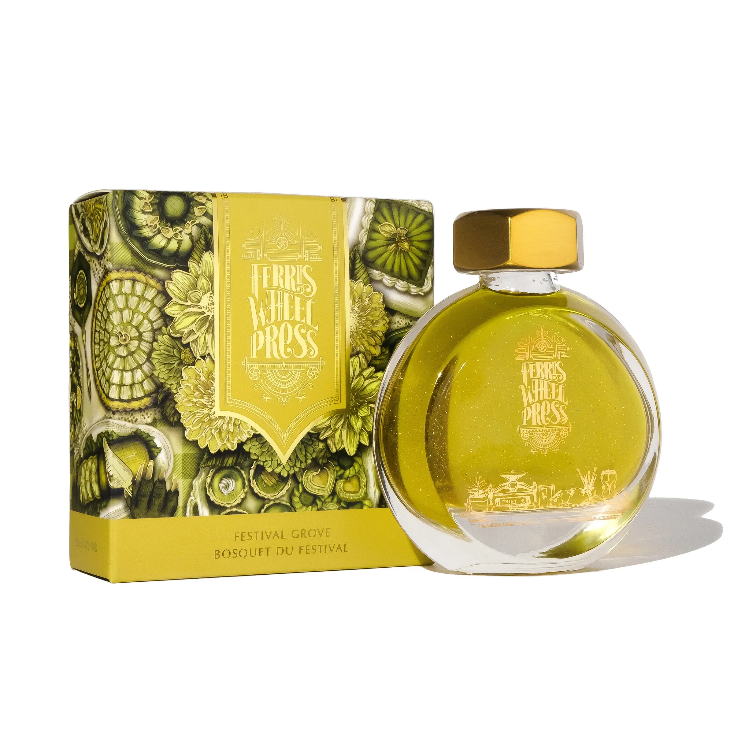 Ferris Wheel Press - Fountain Pen Ink Glass Bottle 38ml - Festival Grove