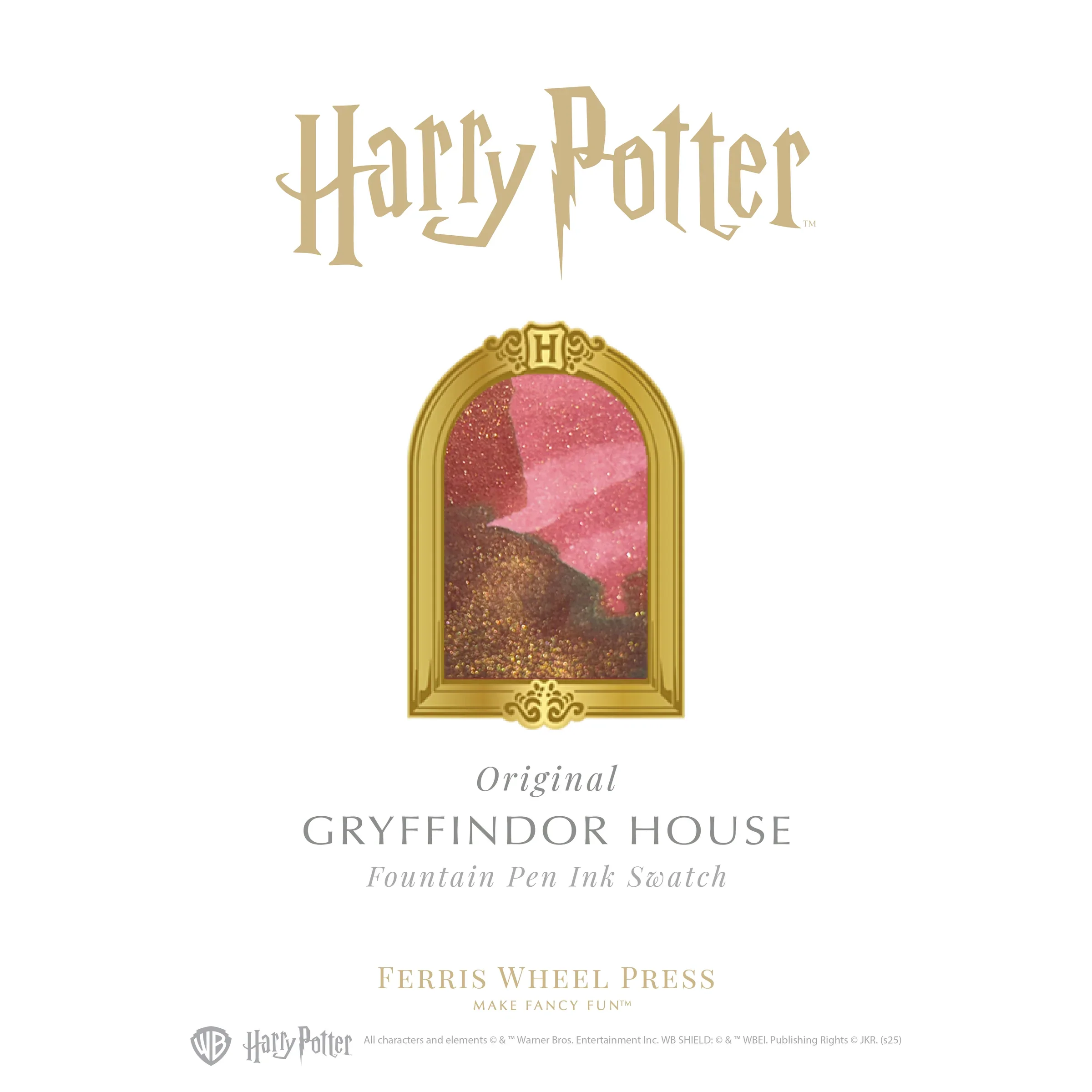 Ferris Wheel Press - Harry Potter Fountain Pen Ink 38 mL - Gryffindor (Limited Edition) - Image 4