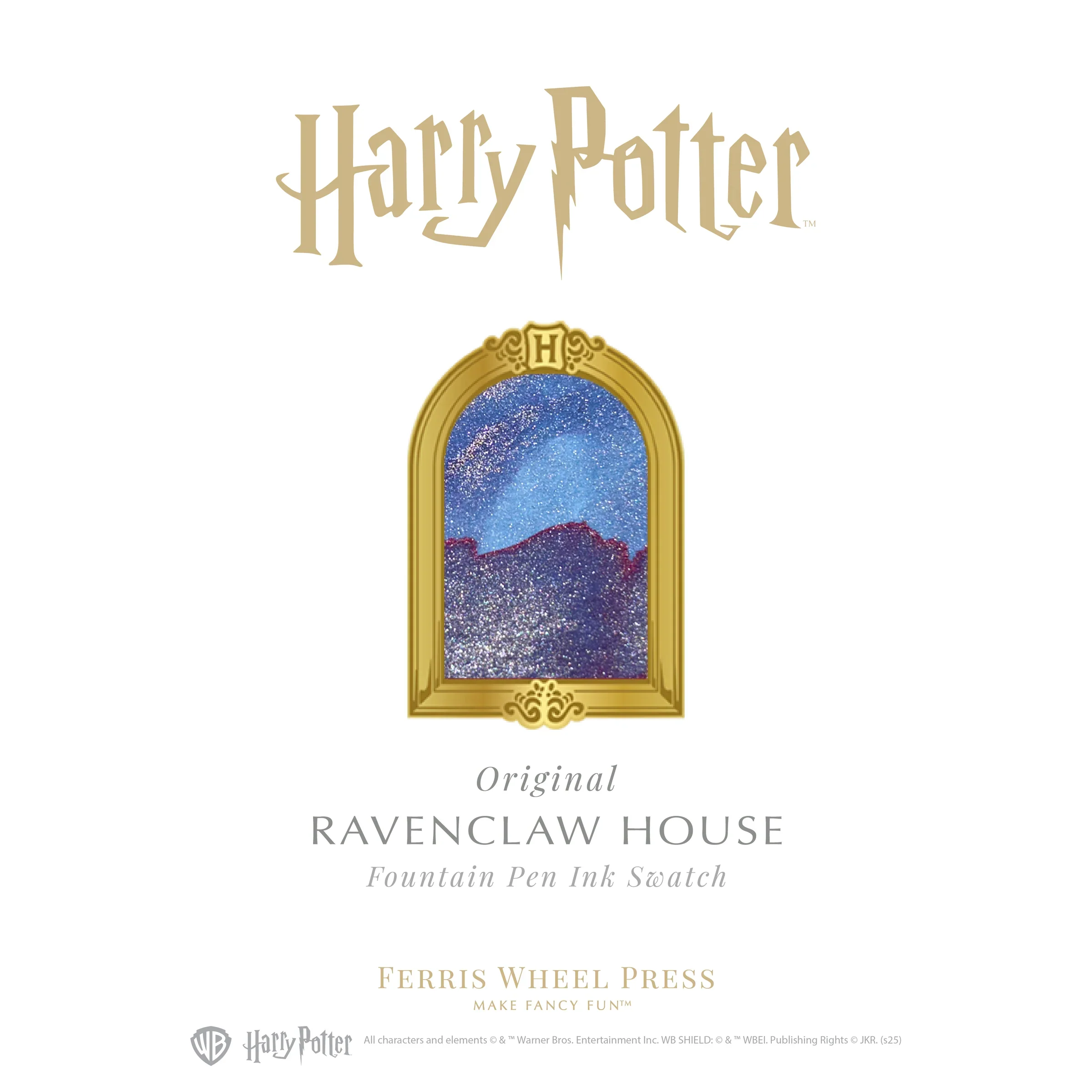 Ferris Wheel Press - Harry Potter Fountain Pen Ink 38 mL - Ravenclaw (Limited Edition) - Image 4