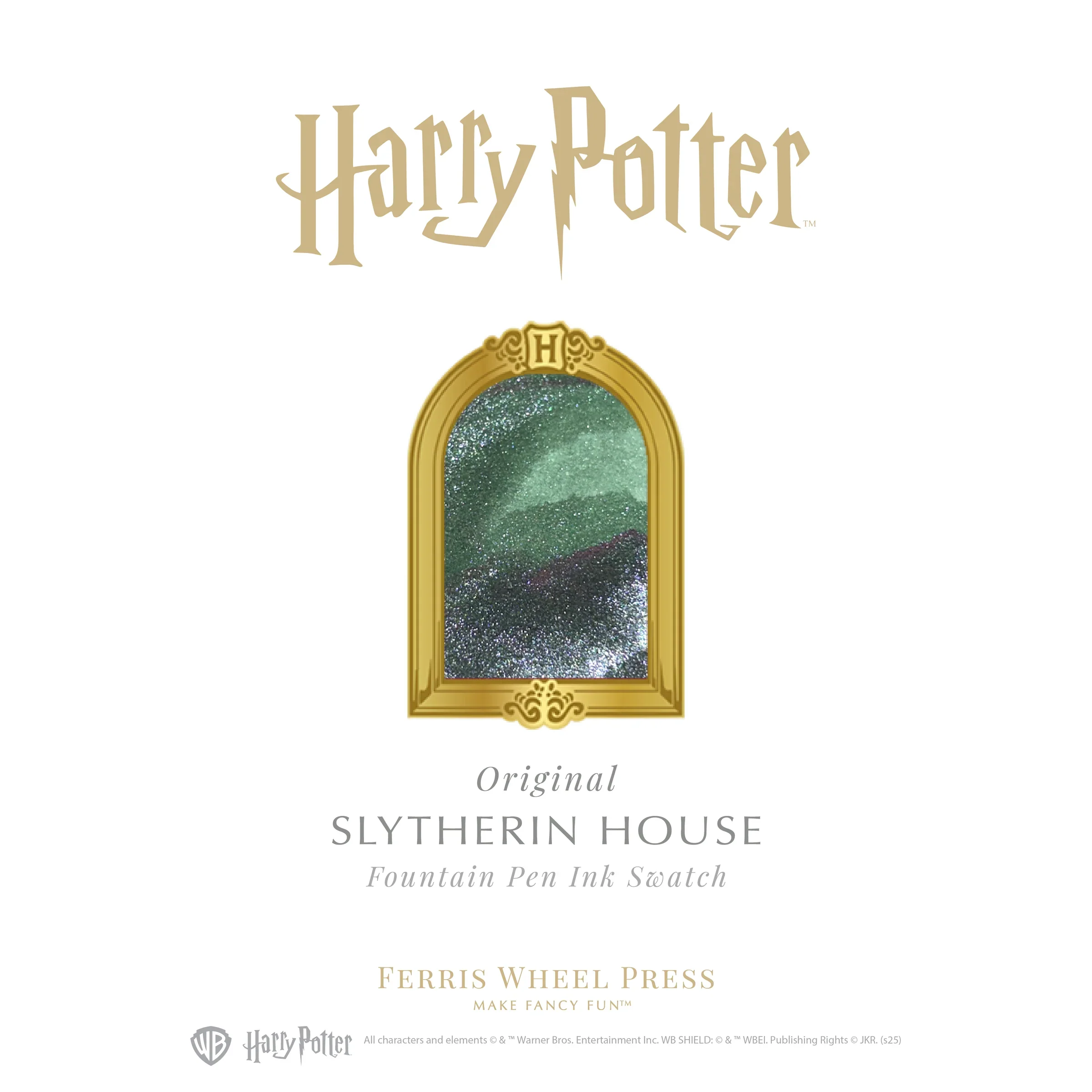 Ferris Wheel Press - Harry Potter Fountain Pen Ink 38 mL - Slytherin (Limited Edition) - Image 4