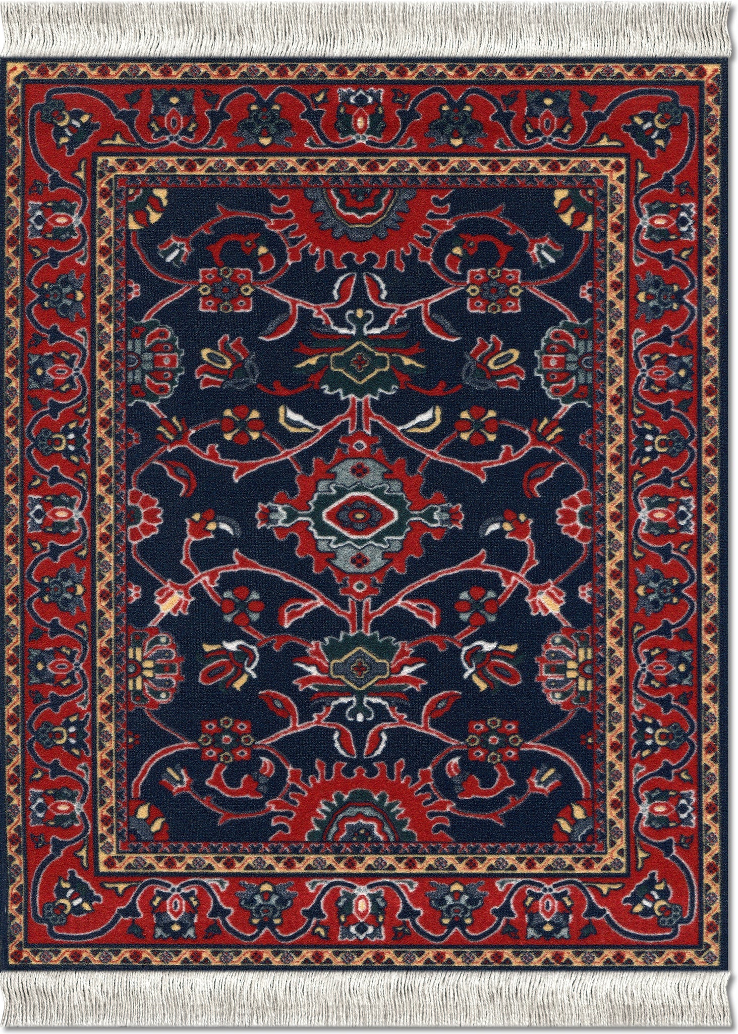 FIBERLOK - Mouse Rug "Deep Blue Bergamo"
