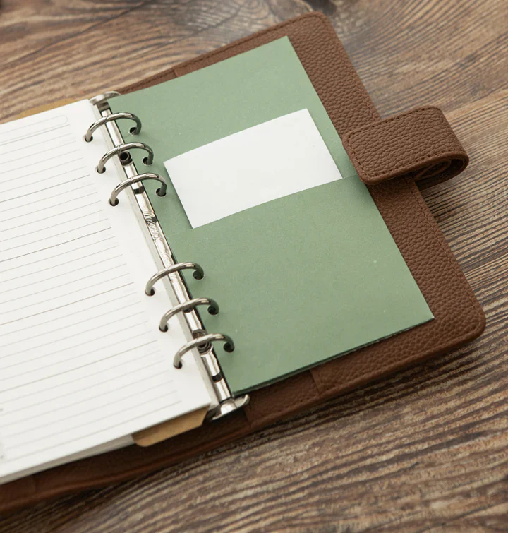 Filofax - Personal Leather Organizer - Camden - Olive - Image 3