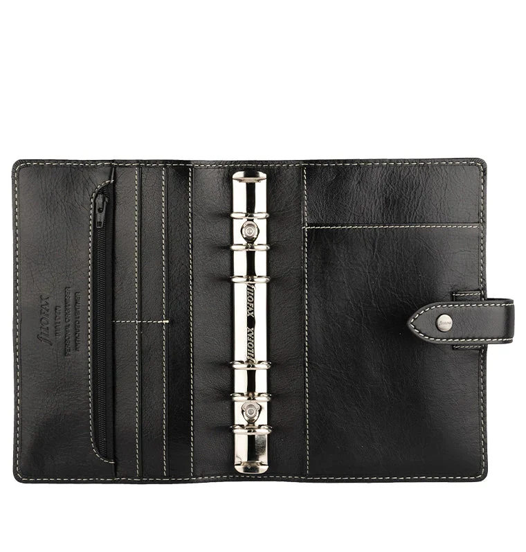 Filofax - Personal Leather Organizer - Malden - Black - Image 2